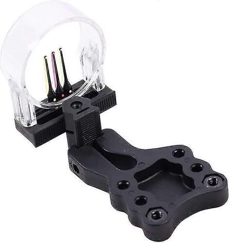 Viseur D'arc Réglable Pour Arc À Poulies En Plastique 3 Broches Archery Bow Sight Supply1pcsblack