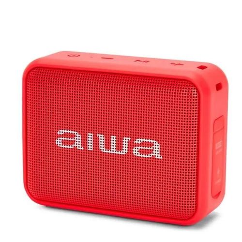 Enceinte Bluetooth Aiwa BS-200RD rouge TWS radio FM IPX6 6W RMS