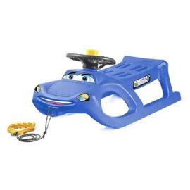 Traîneau Pour Enfants - Prosperplast - Zigi Zet Stering - Bleu - Plastique - Volant Avec Klaxon