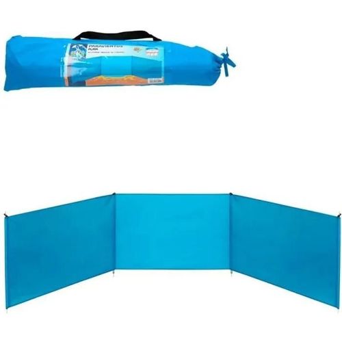 Coupe-Vent - Aktive Beach - Pliable - Aluminium - 300x75 Cm - Bleu