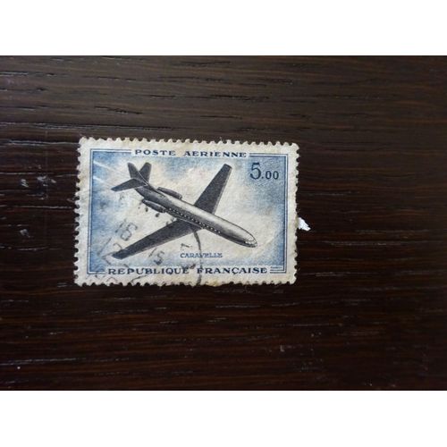 Timbre France Poste Aérienne Caravelle Prototype
