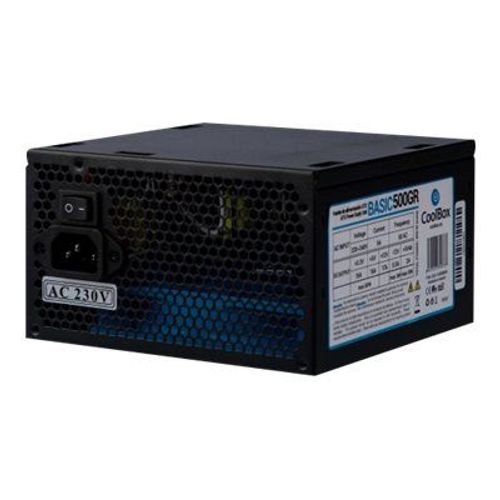 CoolBox Basic 500GR - Alimentation électrique (interne) - ATX12V - CA 220-240 V - 300 Watt - noir