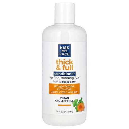 Kiss My Face Après-Shampooing Épais Et Volumineux, Pour Cheveux Fins Et Clairsemés, 473 Ml 