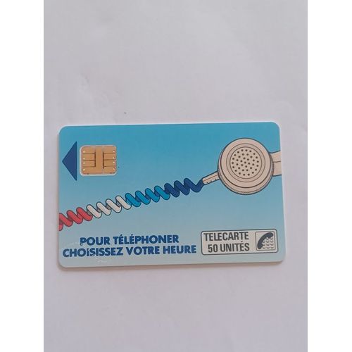 Carte Rare Ko6a Télécarte Carte Téléphone Cordon Bleus France Télécom Puce 50 Unités Sc3 6 Numéros Petit Embouti Sans Entourage Trou 0.7 Texte 2a Régie T 4 Lignes