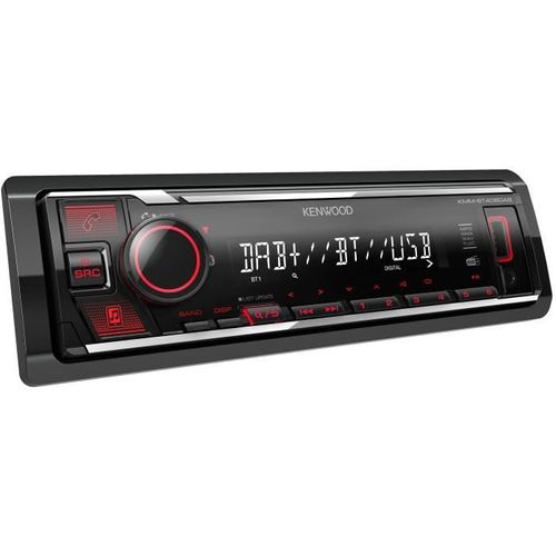 Kenwood BT408DAB - Automobile - récepteur numérique - intégrée dans le tableau de bord - DIN unique - 50 Watts x 4