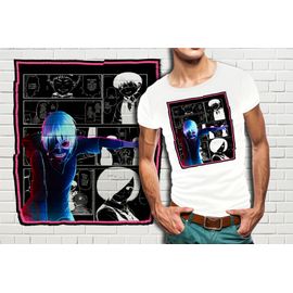 T-Shirt Blanc Homme Manga Tokyo Ghoul 333