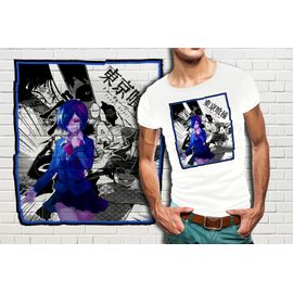 T-Shirt Blanc Homme Manga Tokyo Ghoul 330