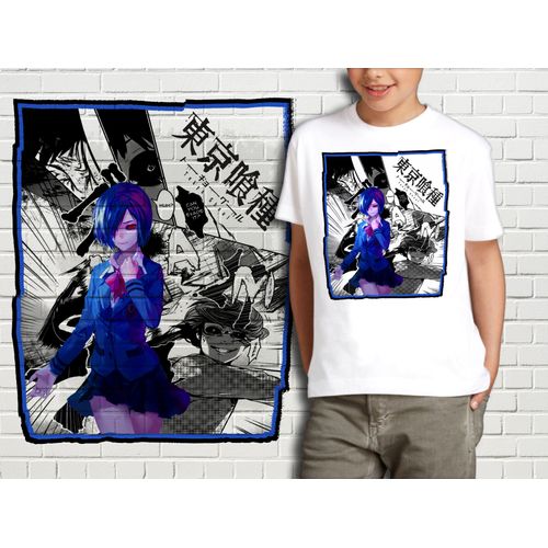 T-Shirt Blanc Enfant Manga Tokyo Ghoul 330