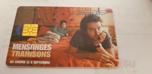 Rare ! Telecarte 25 U Mensonges Et Trahisons Le Film !