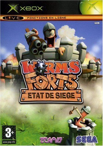 Lot - Worms Forts - Etat De Siege - Sur Microsoft Xbox + 1 Jeu Pc Neuf (Voir Photos)