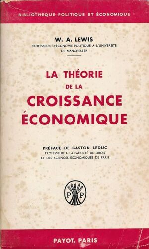 La Théorie De La Croissance Économique