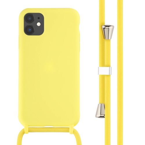 Imoshion Coque En Silicone Avec Cordon Iphone 11 Jaune
