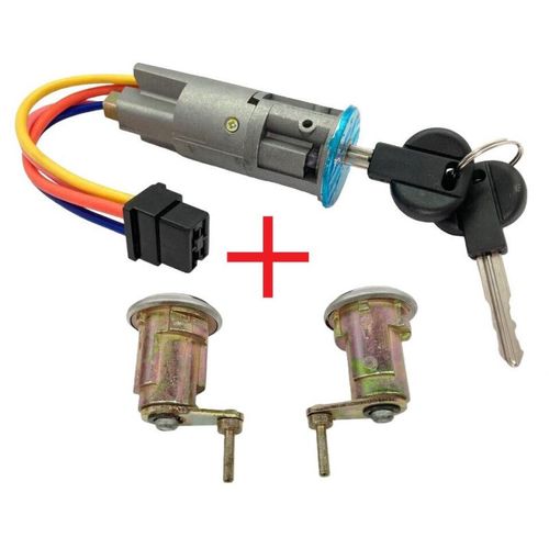 Set De Deux Barillets De Porte+Démarreur Antivol Avec 2 Clés - Citroën C15 Camionnette\Monospace (Vd_) 1.4 I 05/1991>12/1996