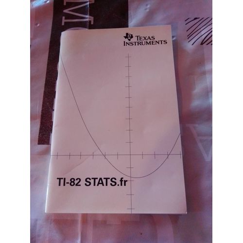Texas Instruments TI-82 STATS.fr : notice