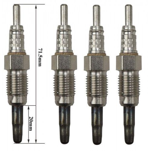 Lot De 4 Bougies De Préchauffage - Renault Megane I Grandtour (Ka0\1_) 1.9 Dci (Ka05, Ka1f) 02/2001>08/2003
