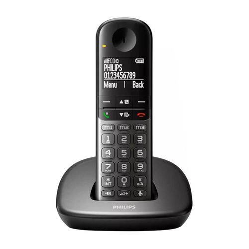 Téléphone solo PHILIPS XL4901DS NOIR