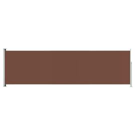 Vidaxl Auvent Latéral Rétractable De Patio 180x600 Cm Marron
