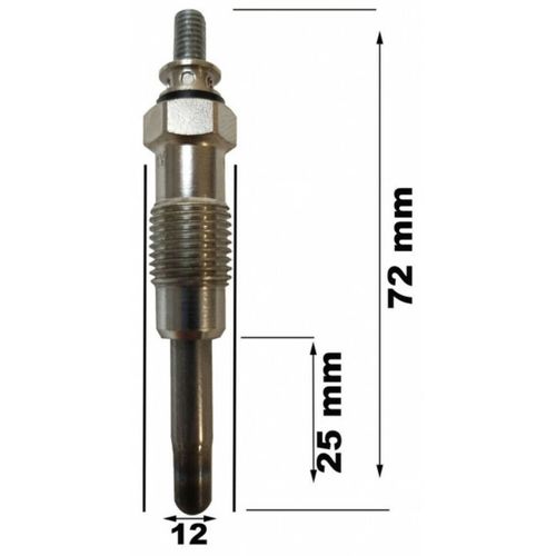 Bougie De Préchauffage - Renault 18 (134_) 2.1 Diesel (1344) 11/1981>07/1986