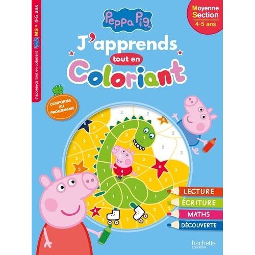Moyenne Section Peppa Pig J'apprends Tout En Coloriant