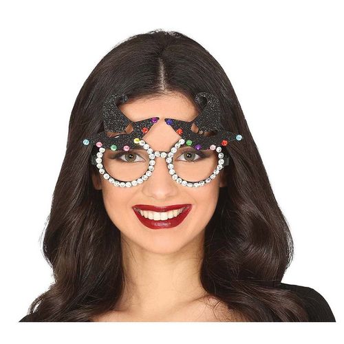 Lunettes Chapeau De Sorcière Avec Diamants