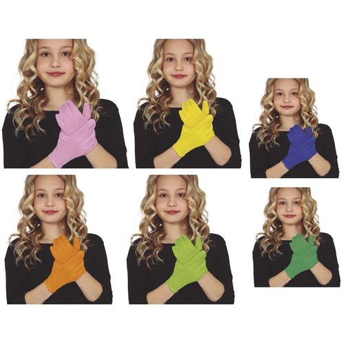 Gants Courts Pour Enfants De Différentes Couleurs Mates De 19 Cm
