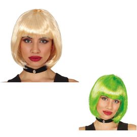Perruque Bob Cut De Longueur Moyenne En Différentes Couleurs De 100 Gr