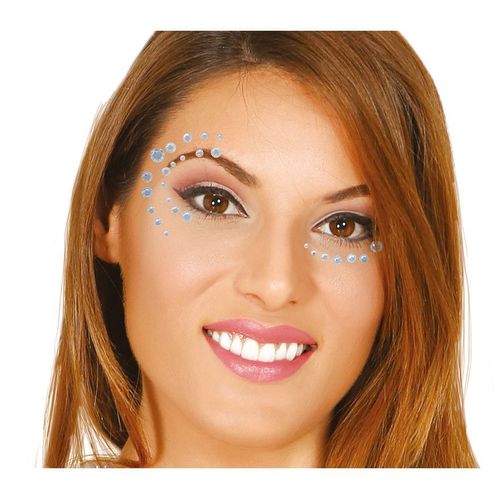 Bijoux Adhésifs Pour Le Visage En Argent