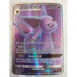 Carte Pokémon Gx Rare En Full Art Espeon 140/149