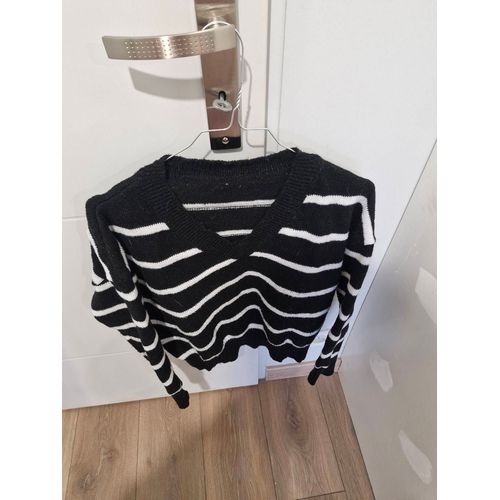 Pull Noir Et Blanc