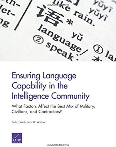Ensuring Language Capability In The Intelligence Community