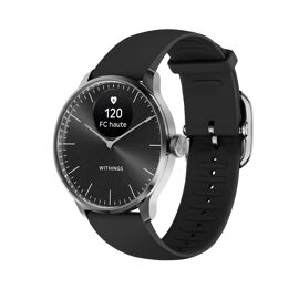 WITHINGS ScanWatch Light - Montre connectée santé cardiovasculaire, 37mm Noir