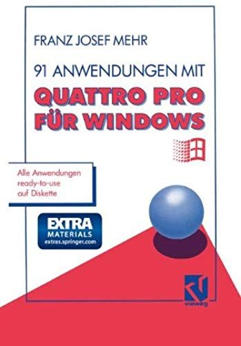 91 Anwendungen Mit Quattro Pro Für Windows