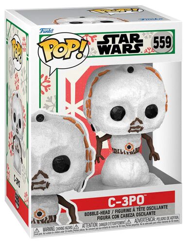 Star Wars Holiday 2022 - Figurine Pop! C-3po 9 Cm