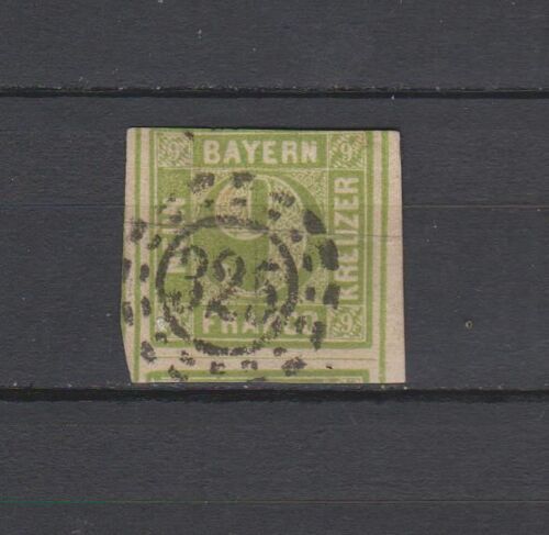 N° 6 Timbre Baviere Oblitere De 1849 Cote : 20 €