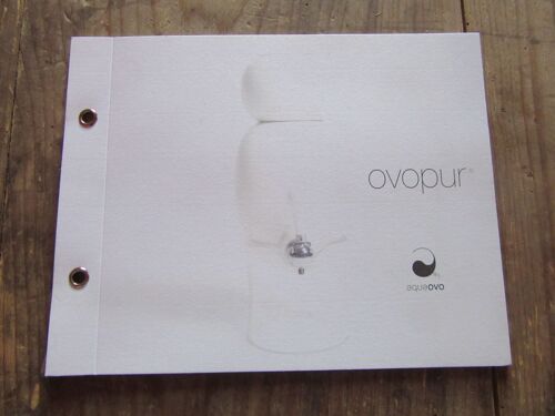 Brochure Manuel Desrochers Sylvain Denat Ovopur Design Aqueovo (( Eco Et Logique