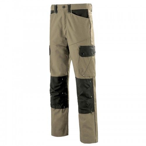 Pantalon de travail craft worker résistant - beige et noir - T5 CEPOVETT SAFETY