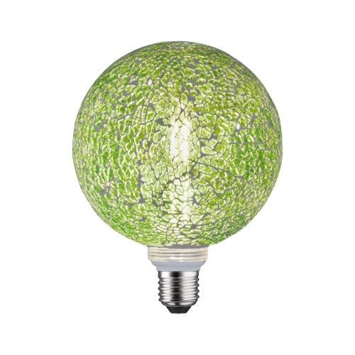 Ampoule Led - Globe G125 - E27 5w 2700k - Gradable - Vert - Miracle Mosaic Paulmann
