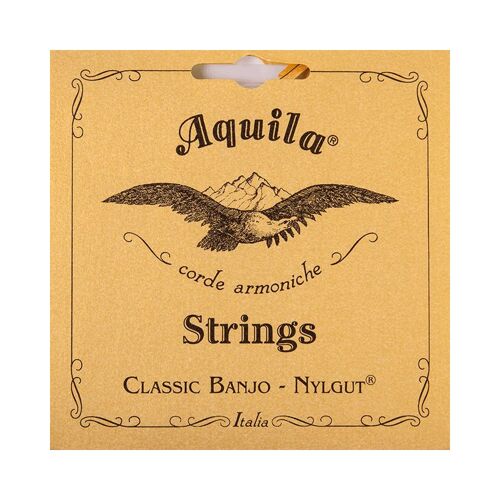 Aquila 1b - 1b Nylgut Jeu Banjo 5 Cordes, Tirant Medium, 1 Corde Rouge