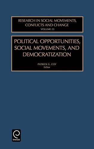 Political Opportunities Social Movements, And Democratization