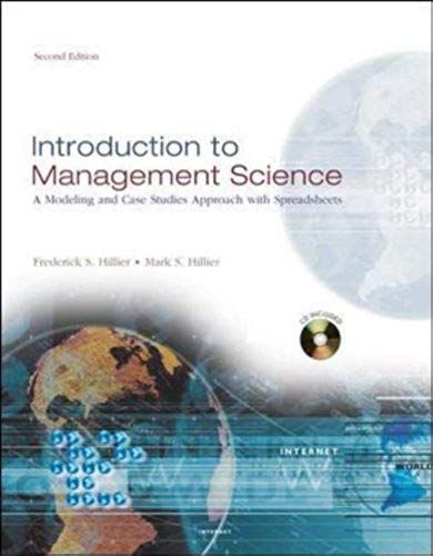 Introduction To Management Science: With Student Cd-Rom