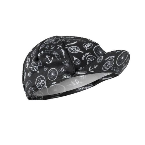 Casquette Vélo Déco Yeah Gist - Noire - Homme - Adulte - Tu
