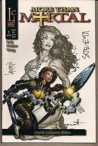 More Than Mortal # 1 ( June / Juin 1997 ) - Exemplaire Signé Par / Signed Par Sharon Scott & Steve Firchow & Walden Wong