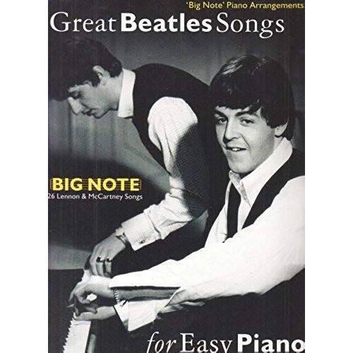 Great Beatles Songs For Easy Piano