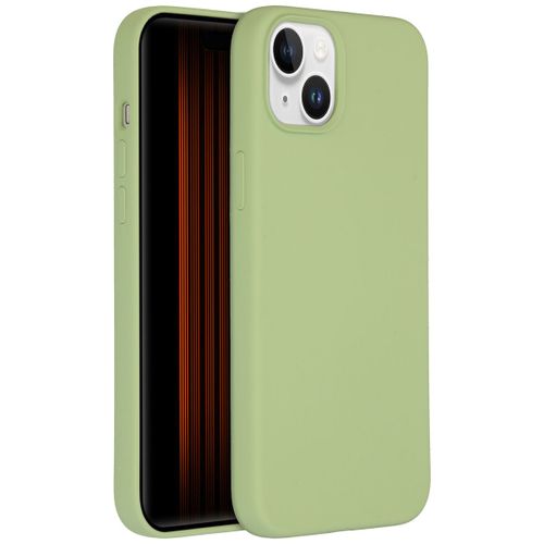 Accezz Coque Liquid Silicone avec MagSafe iPhone 15 Plus Vert