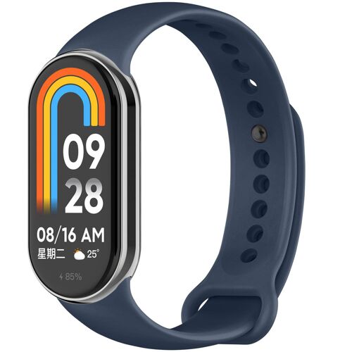 iMoshion Bracelet en silicone Xiaomi Smart Band 8 Bleu foncé
