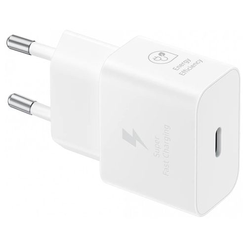 Adaptateur Secteur 25w Rapide D'origine Samsung Ep-T2510 Usb-C Gan Blanc