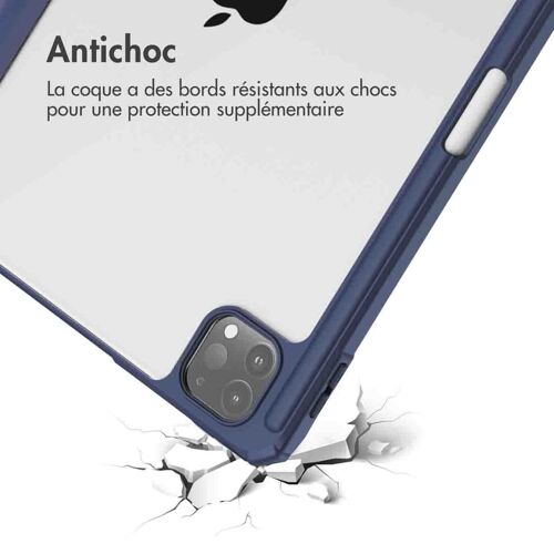 Imoshion Coque Tablette Rigide Trifold Ipad Pro 11 (2018 2022) Bleu Foncé