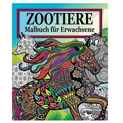 Zootiere Malbuch Fur Erwachsene