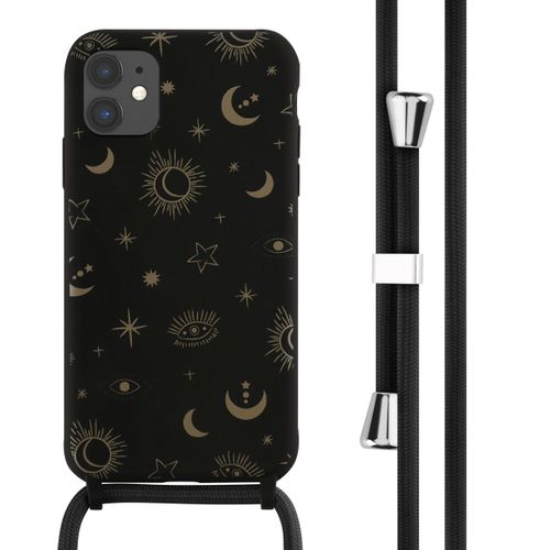 Imoshion Coque Design En Silicone Avec Cordon Iphone 11 Sky Black