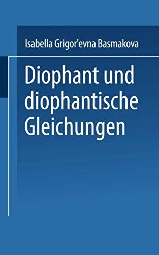 Diophant Und Diophantische Gleichungen